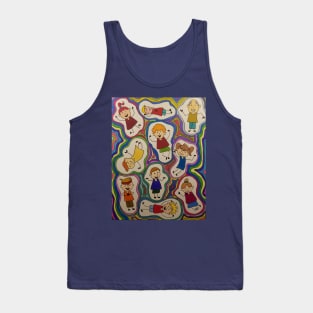 Happy little people Tank Top